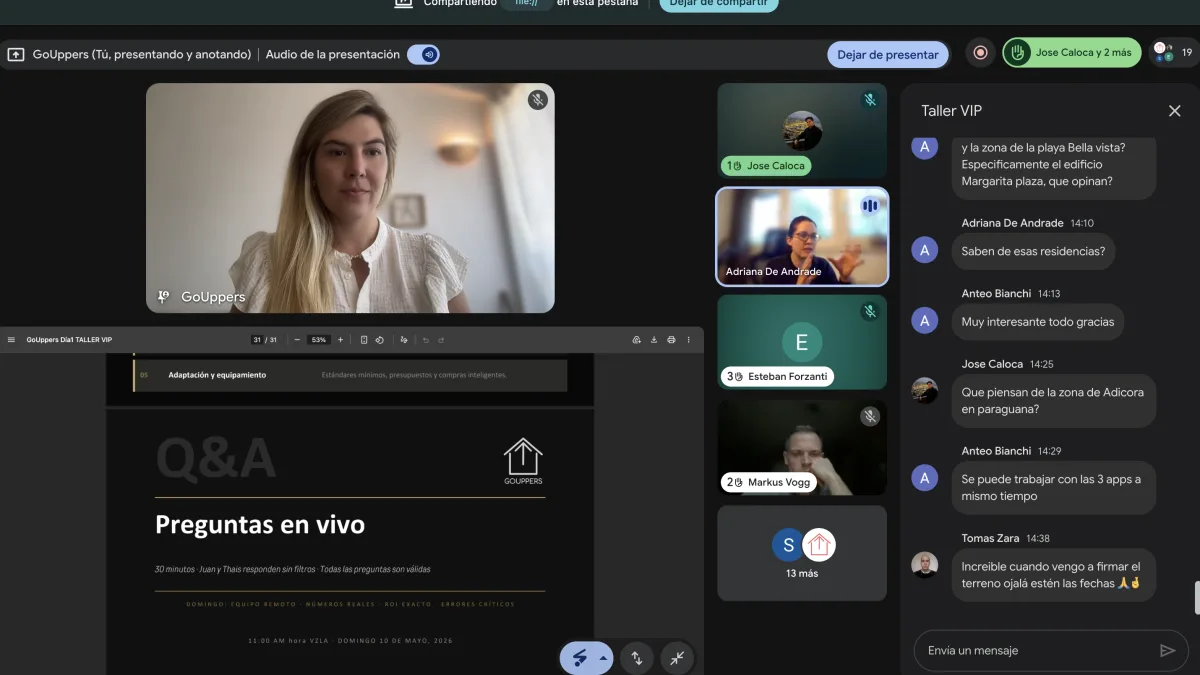 Sesión en vivo Día 1 — Q&A con los participantes del taller